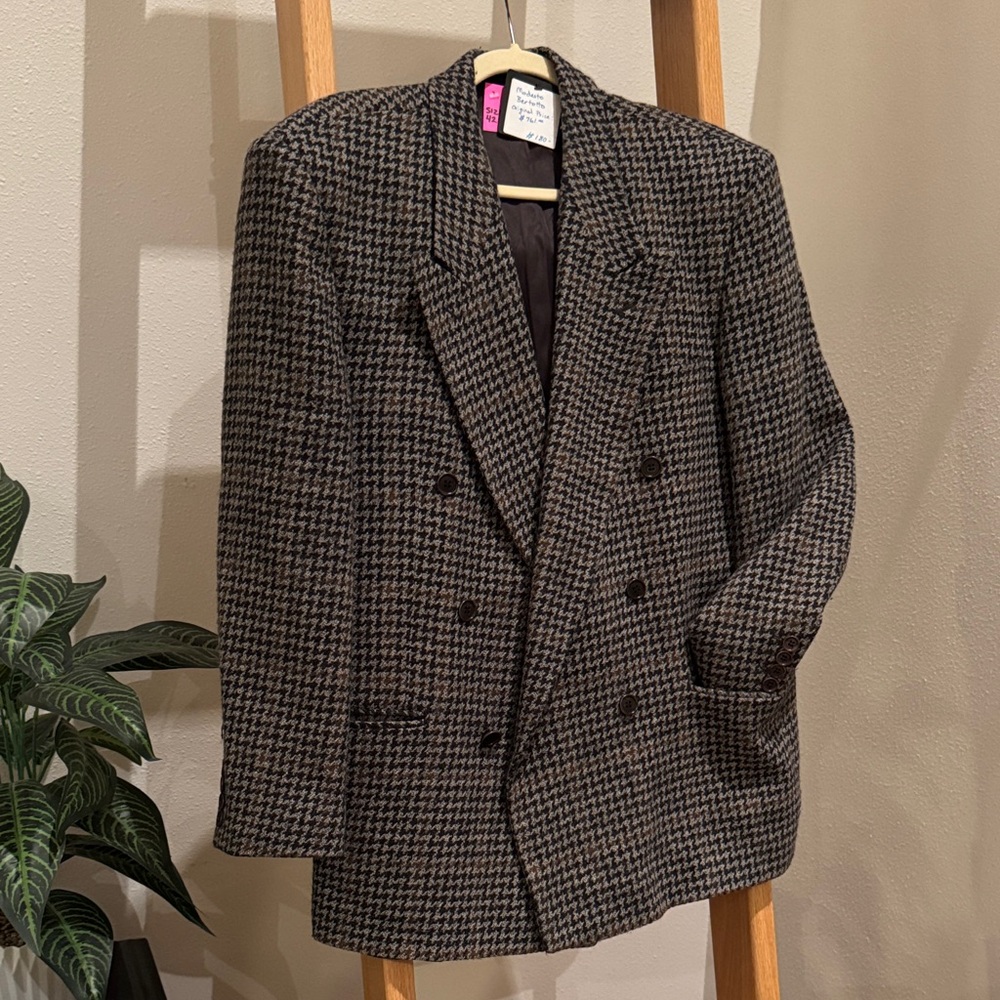 42S Made In Italy 100% Wool Paolo Vista Milano Modesto Bertotto Jacket
